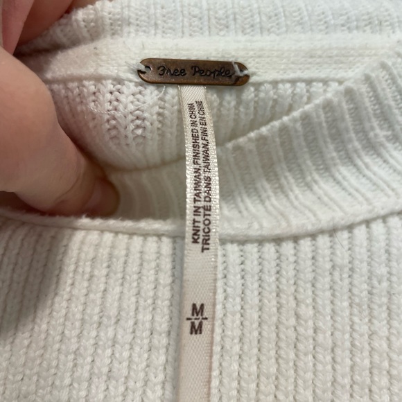 White Free People Sweater - Picture 4 of 5